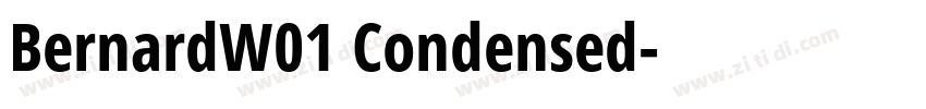 BernardW01 Condensed字体转换